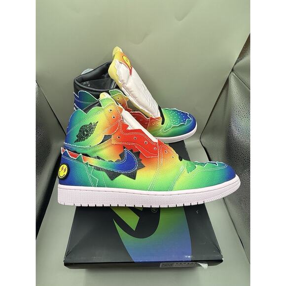 Brand New Authentic 2022 Nike Air Jordan Retro 1 High OG J. Balvin Men Size 13 main image 9